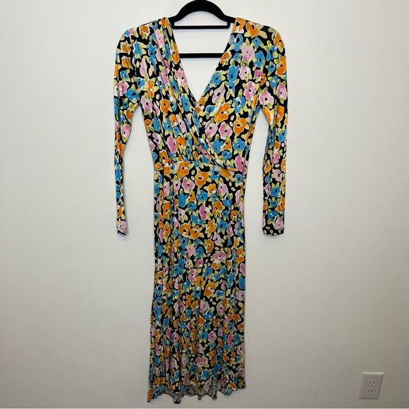 Stine Goya Lola Dress in Watercolor Floral XS - Picture 6 of 10